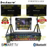 Paket karaoke Betavo 10 inch speaker sound system rumah home theater