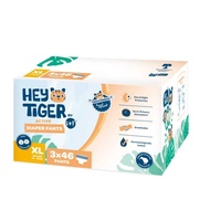 TIGER Super HEY Jumbo Box XL (13-18 Kg) 138 Pcs - Diaper Pants