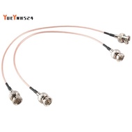 2Pcs 3G HD SDI Cable BNC Cable 30cm 75 Ohm for Cameras  Video Equipment Supports HD-SDI 3G-SDI 4K 8K