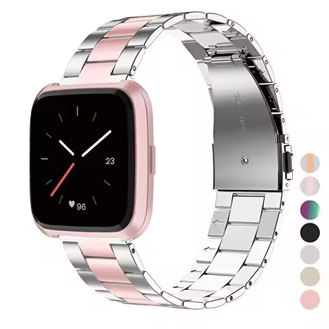 Stainless Steel Wrist Strap For Fitbit Versa 2 Watch bracelet For Fitbit Versa lite metal Strap Acce