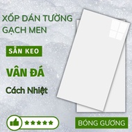 Combo 10 Tấm Xốp Dán Tường Giả Gạch Men Có Sẵn Keo Kích Thước 30x60