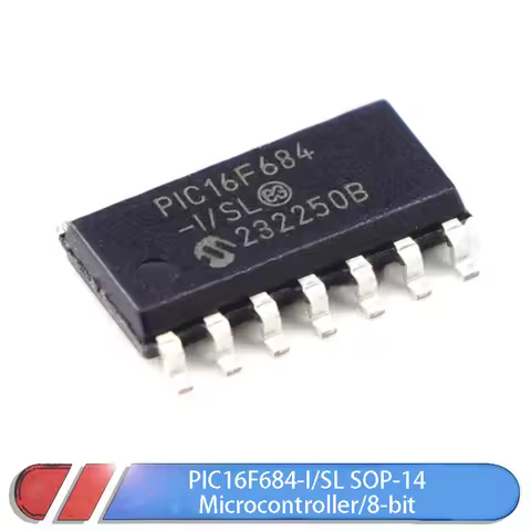 5/10PCS PIC16F684-I/SL SOP-14 microcontroller/8-bit 16F684 SOIC-14