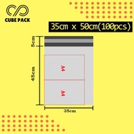 32x44cm 35x50cm 40x55cm Large Size Courier Bag Flyer Premium Grade White Matt Gloss Grey Packaging S