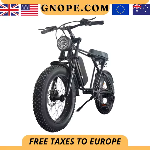 C91 1000W Electric Bike 48V 17.5Ah 20*4.0 Fat Tire 50km/h Mountain Beach Moped EBike Aluminum Alloy 