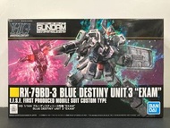 HG 1/144 藍色命運高達3號機 EXAM RX-79BD-3 Blue Destiny Unit 3