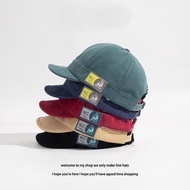 Baseball Cap, NEW, Short Vintage Style, For Men and Women, Korean Hat, Fedora Hat for Men, Visor, So