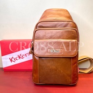 Kickers Chest Bag Leather Male Female 78894
