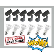 Indoor Spotlight Holder C/W R63 40W Bulb (6SETS)
