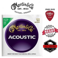 (READY STOCK) Martin &amp; Co. Acoustic Steel Strings Set  M170 .010 - .047 Tali Gitar Akustik