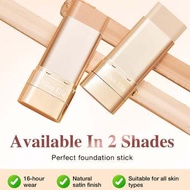 Ellen Ella Flawless Eraser Foundation Stick With Brush Waterproof Full Coverage Concealer