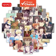 Fruits Basket Anime Sticker Set 101PCS, Classic Scenes, DIY Journal, Water Bottle, Planner Decor, No