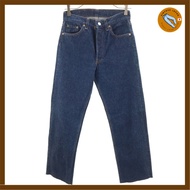 【Direct from Japan】Vintage Levi's 80s 501xx USA-made Old Straight Denim Pants W29 Button Fly Jeans M
