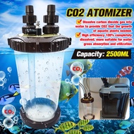 Clear CO2 Atomizer External Turbo Super Diffuser Atomizer Fish Tank Aquarium WaterPlant Fish Tank Landscape Aquatic