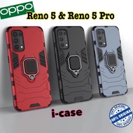 case oppo reno 5 iron armor iring - casing cover reno5 pro - reno 5 pro biru