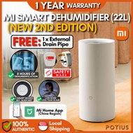 🇸🇬【𝟮𝗡𝗗 𝗦𝗠𝗔𝗥𝗧 𝗩𝗘𝗥𝗦𝗜𝗢𝗡】XIAOMI Smart Dehumidifier 22L - Dehumidification | Moisture Removal | 4.5L Tank