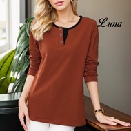 Fashion T Shirt Woman O Neck Long Sleeve Plus Size T-shirt Woman European Style Shirt Women Oversize