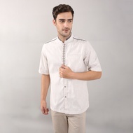 LGS - Baju Koko Pria - Lengan Pendek - Warna Putih - CSH.285.S1128K.364.C