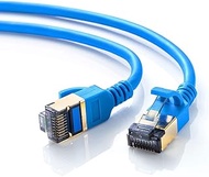 Sanwa Supply KB-T8SL-01BL CAT8 Thin Diameter LAN Cable (3.3 ft (1 m), 40Gbps/2,000 MHz, RJ45, Anti-C