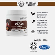 ORGANIC FIELDS Organic Cacao Powder (180g) | Superfood | Polyphenol | No Sugar