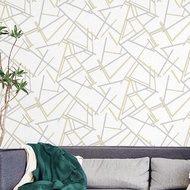 GrosirAsemka - Geometric Line Wallpaper 8m to 9m x 45cm