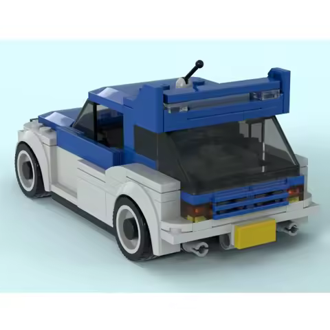 MOC-211660 New 6R4 Rally Car Racing Car Assembly Stitching Model 236PCS Building Block Parts Kids Bu