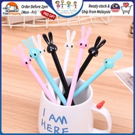 [Happy Kids] Cute Bunny 0.5mm Ball Pen Rollerball Pen Ball Point Gel Pens Stationery Kids Gifts 兔子中性笔 Pen Arnab-ST28