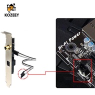 [KOZEEY] Optical Fiber Digital Sound Card, 24Bit 192KHz SPDIF Cards DAC DTS dcoders for Laptops