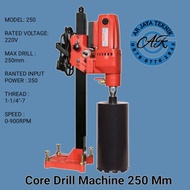 Weka Core Drill Machine 250mm Mesin Coring Beton 10 inch Bor koring 