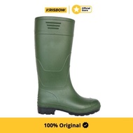 Krisbow Sepatu Safety Boots Pengaman Ukuran M - Hijau