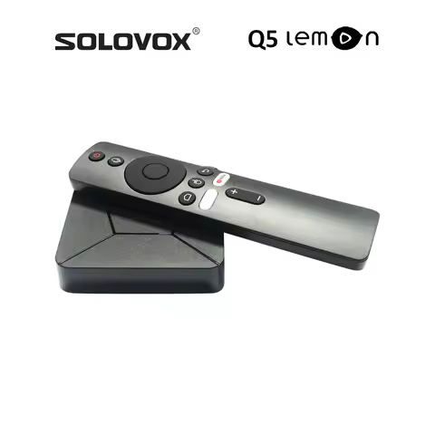 SOLOVOX Q5 Lemon TV Internet3 Android 10 Smart TV Box H313 4K WiFi Bluetooth Voice Control YouTube X