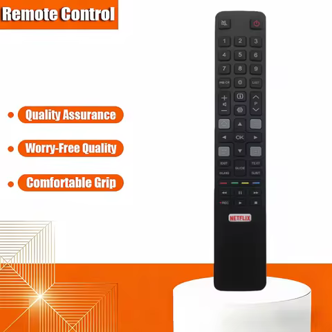 For TCL SMART TV U75C7006 U55P6046 U60P6046 U49P6046 U43P6046 U65S990 Remote Control Replace RC802N 