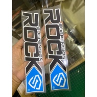 USD Rock Suspension Shock Sticker BLUE
