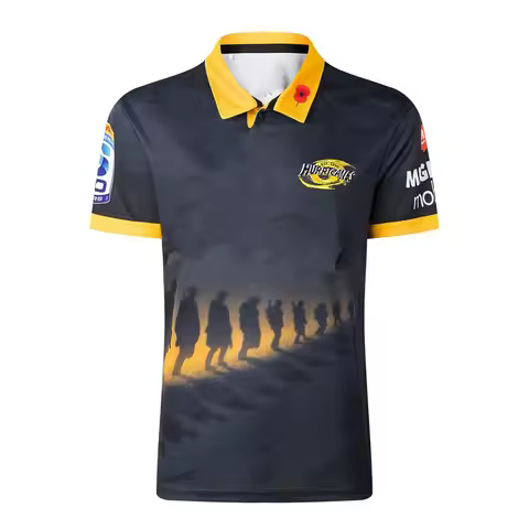 HURRICANES 2026 ANZAC RUGBY JERSEY Size:S-5XL