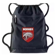 Men's waterproof drawstring bag, taslan material, borneo logo - futsal sports drawstring bag, sling 