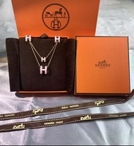 Hermès愛馬仕H頸鏈 耳釘