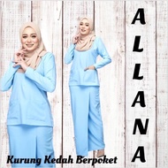 Baju Kurung Kedah Poket Basic / Muslimah wear / Harga Borong (Readystock)
