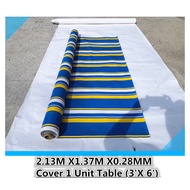 itop Alas Meja 2.13m x 1.37m x 0.28mm Table Cloth Untuk Night Bazaar Pasar Malam