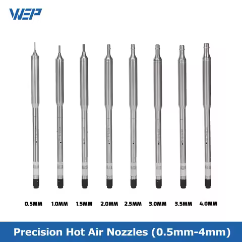 WEP Precision Hot Air Nozzles Replacement Heating Element 0.5mm-4.0mm ONLY For 8509-I 992D-II
