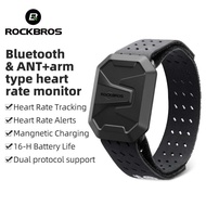 ROCKBROS Heart Rate Monitor Bluetooth & ANT+ Long Endurance Heart Rate Sensor Cycling Running Compat
