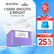 [In Stock] SKINTIFIC AHA BHA PHA Exfoliating Toner Pads 130ml for Pore Purifying & Skin Smooth & Bri