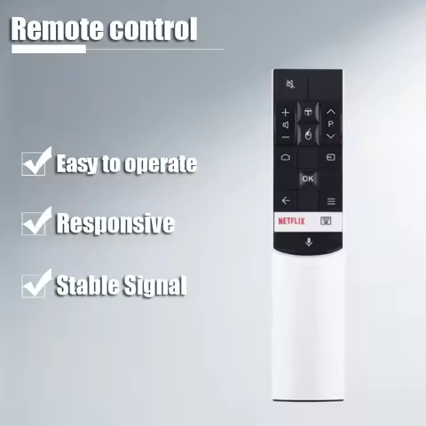 New RC602S JUR4 For TCL Smart TV Voice Remote Control w/ Netfilx App P4 P6 C4 C6 C8 X4 X7 P8M Series