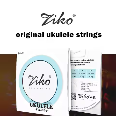 ZIKO Ukulele Strings Soprano Concet Tenor General Use Nylon Ukelele Strings Ukulele LOW G Strings Mu