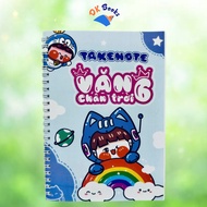 6 Horizons Literature Takenote Notebook - A5 paper size (large format)