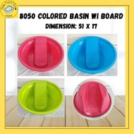 FASR SHIPPING 8050 COLORED BASIN WI BOARD/ LAUNDRY TOOLS/BASIN/ BATCHA/LABAHAN/PALANGGANA/PLASTIC