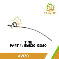 2PCS Tine AW70 AW82 Yanmar Harvester Part : 1E6B30-13060
