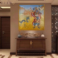 Perilla-Thanka Five Manjushri Painting Xizang Indiaผ้าใบศาสนาพระพุทธเจ้าจีนภาพติดผนังศิลปะการพิมพ์สไ