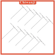 [Chiwanji] Fishing Swivels T Type Swivels Snap Stainless Steel Luminous Fishing Tackle