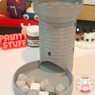 Castle Dice Tower 3D Printed | Dungeons & Dragons (D&D), Pathfinder, and RPG