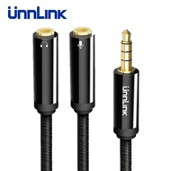 Ghiselijaya_ Unnlink Yl0300 Premium 3.5Mm Splitter To Headphone & Microphone 28Cm