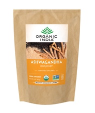 ORGANIC INDIA Ashwagandha Powder Organic - Ashwagandha Root Powder Bulk, Herbal Supplement - Vegan, 